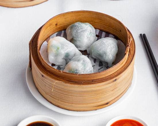 Spinach and Prawn Dumpling